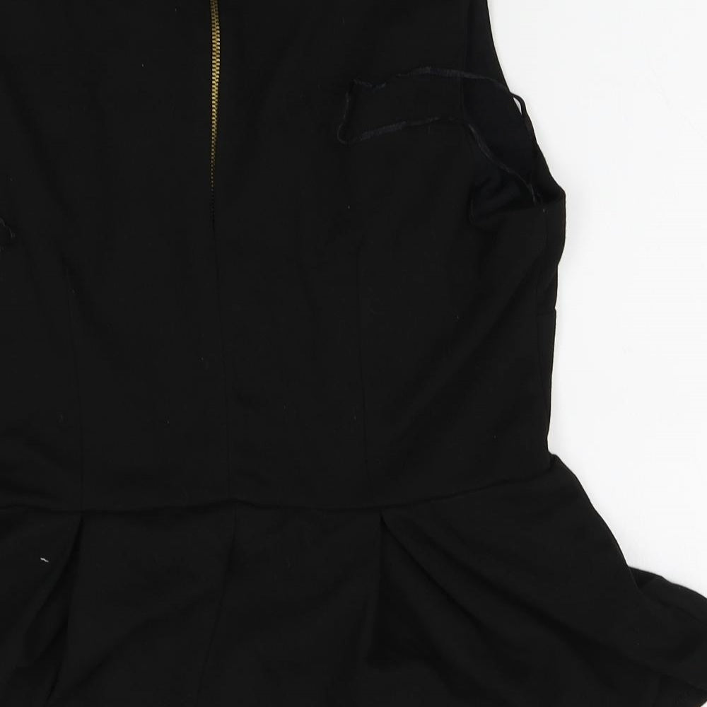 George Womens Black   Basic Blouse Size 14