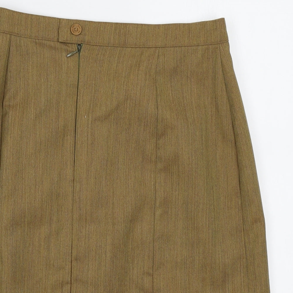 Austin Reed Womens Brown   Straight & Pencil Skirt Size 10
