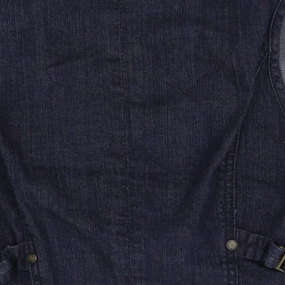 MNG jeans Womens Blue   Jacket Waistcoat Size M  - cropped