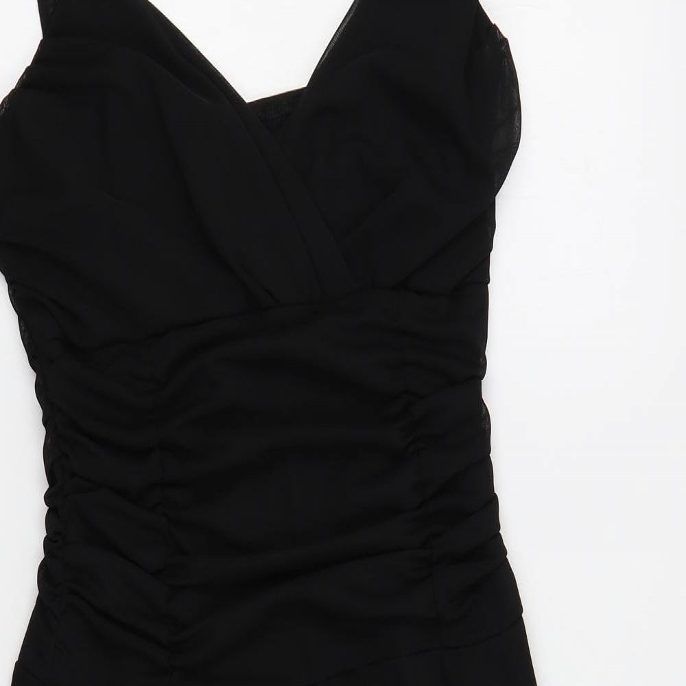 New Look Womens Black   Skater Dress  Size 12