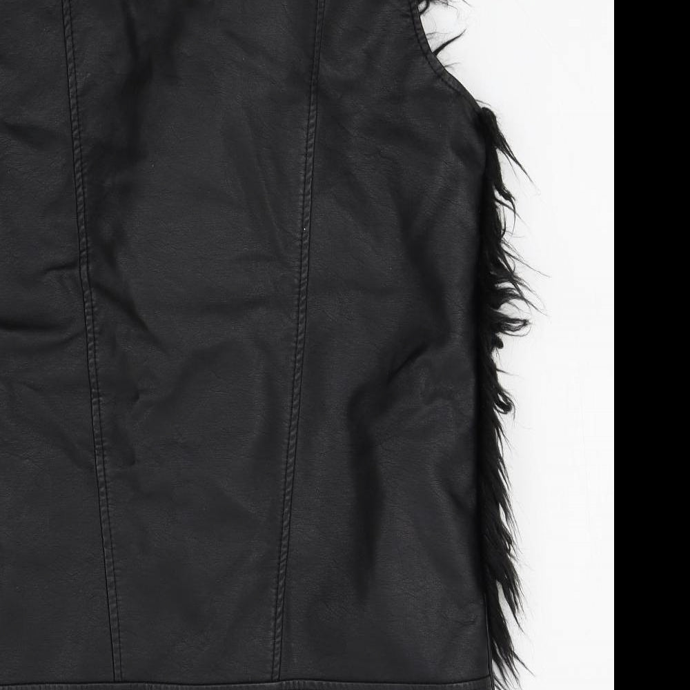 Supertrash Womens Black   Gilet Jacket Size 10