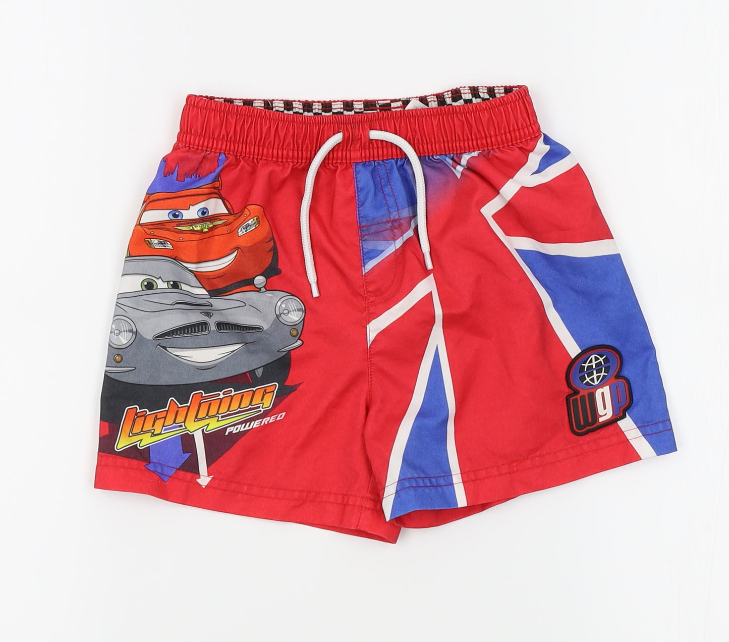 George Boys Red   Bermuda Shorts Size 2-3 Years - cars, disney