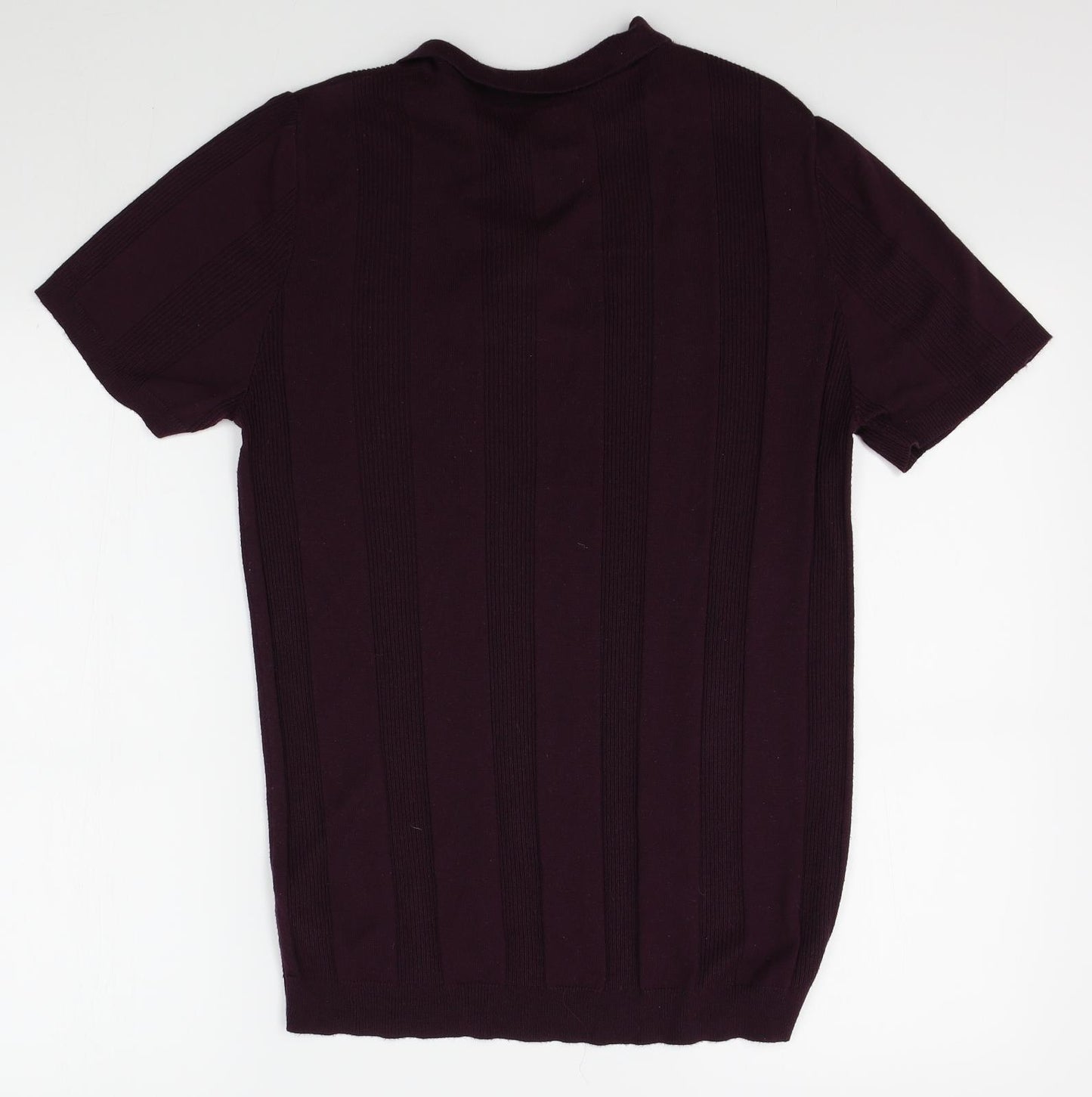 River Island Mens Red    Polo Size L