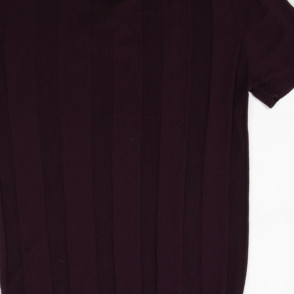 River Island Mens Red    Polo Size L