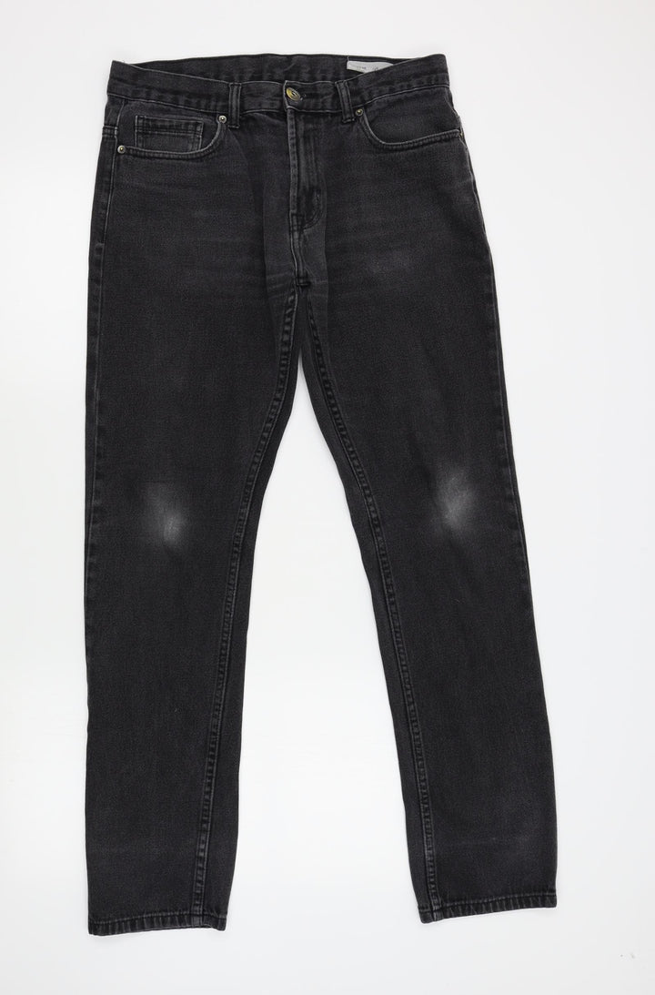 Denim co Womens Grey Straight Jeans Size 32 L30 in