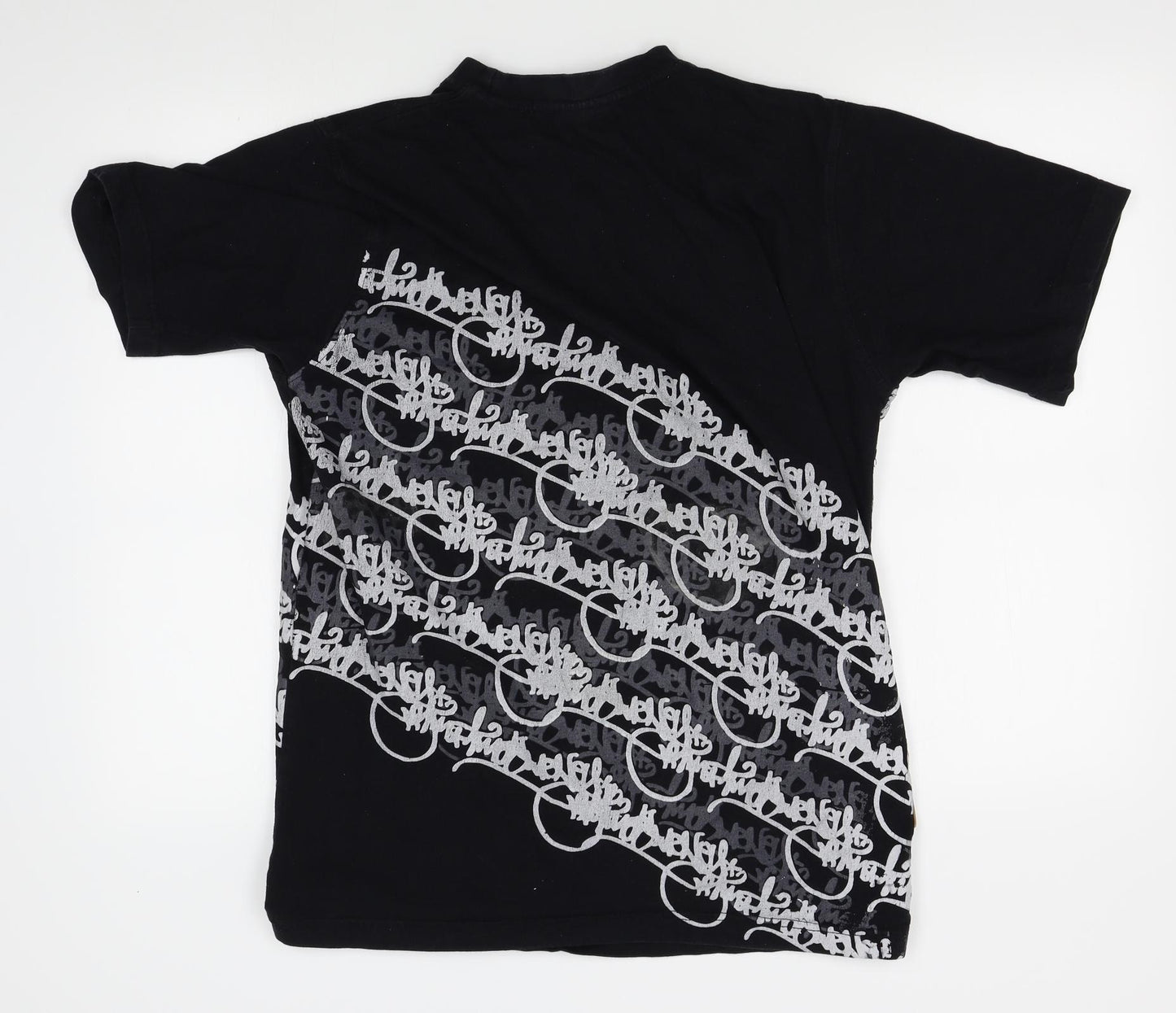 Time Is Money Mens Black    T-Shirt Size M