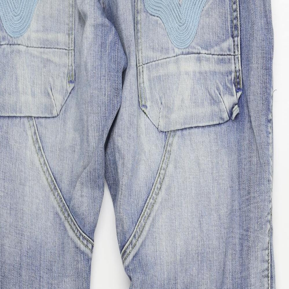 Voi Mens Blue   Straight Jeans Size 32 L34 in - cargo
