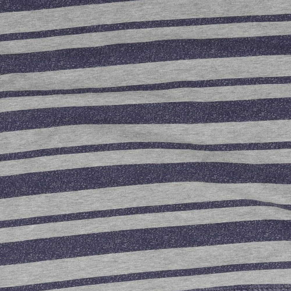 George Mens Blue Striped  Pullover Jumper Size XL