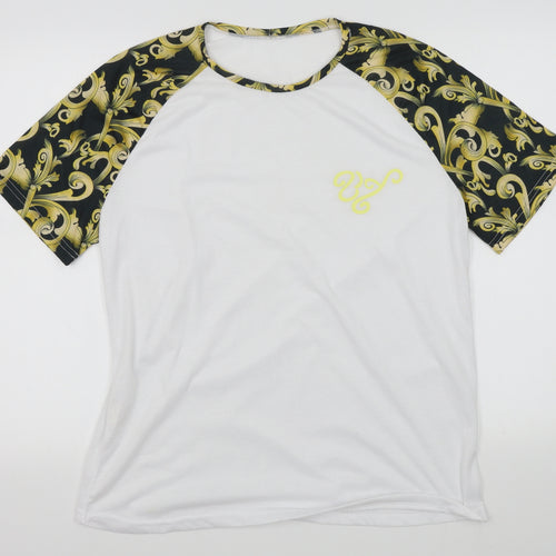 Preworn Mens White    T-Shirt Size XL