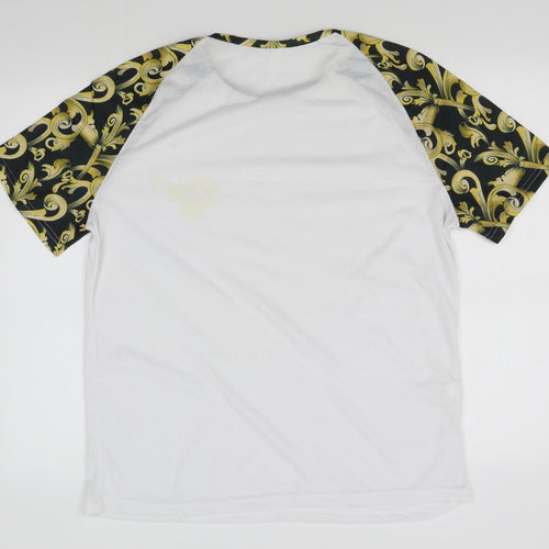 Preworn Mens White    T-Shirt Size XL