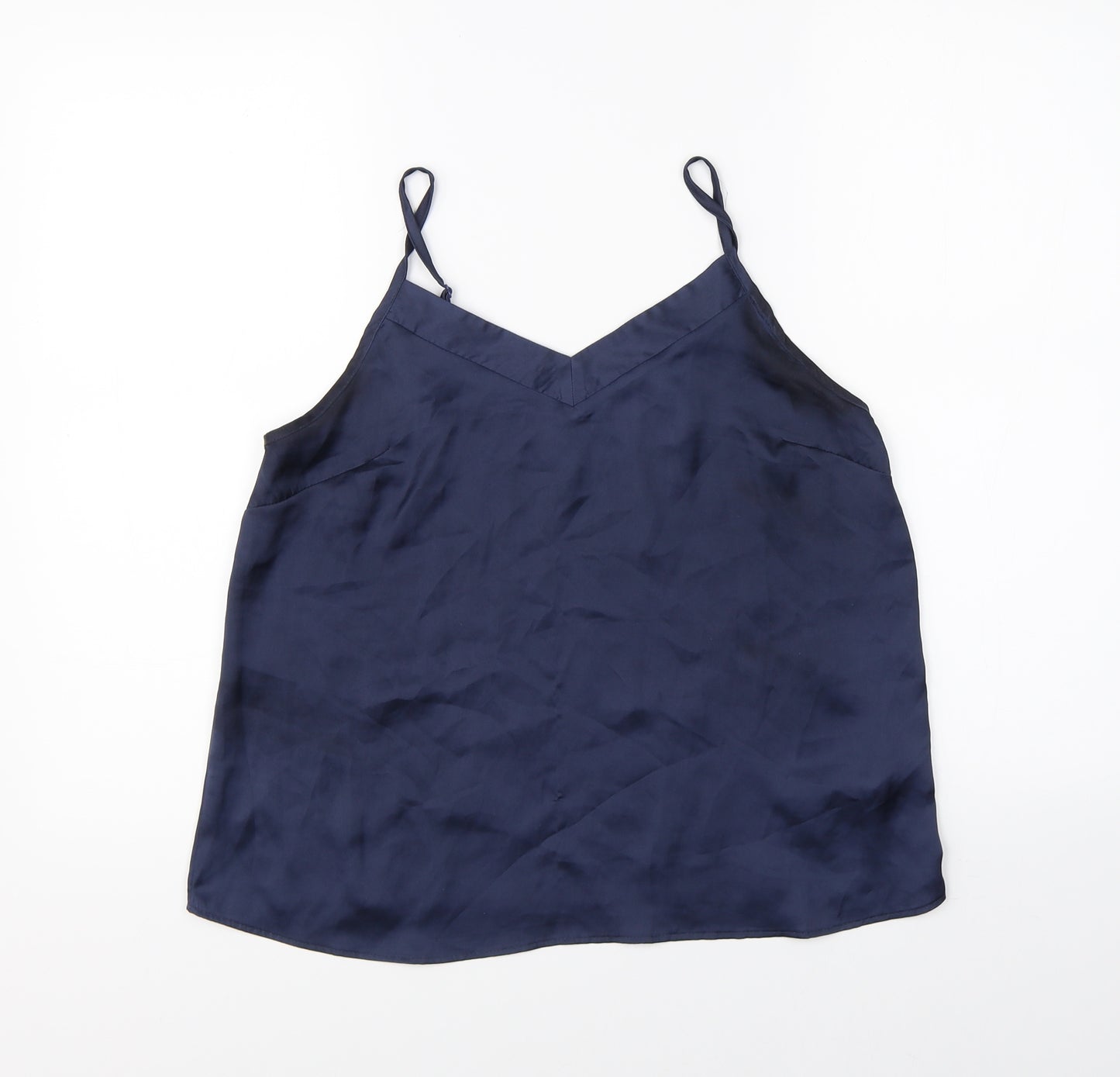 Secret Possessions Womens Blue   Basic Blouse Size S