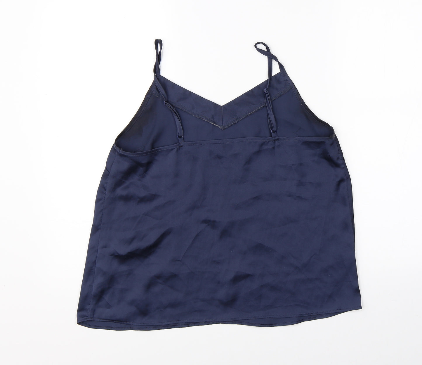 Secret Possessions Womens Blue   Basic Blouse Size S