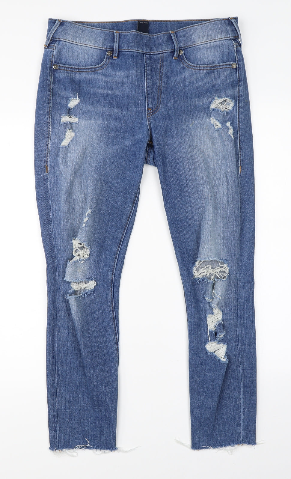 True Religion Womens Blue  Denim Skinny Jeans Size M L26 in