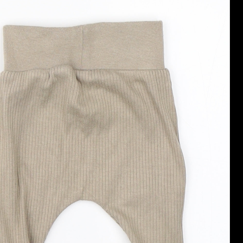 Mori Baby Beige    Pyjama Pants Size 3-6 Months