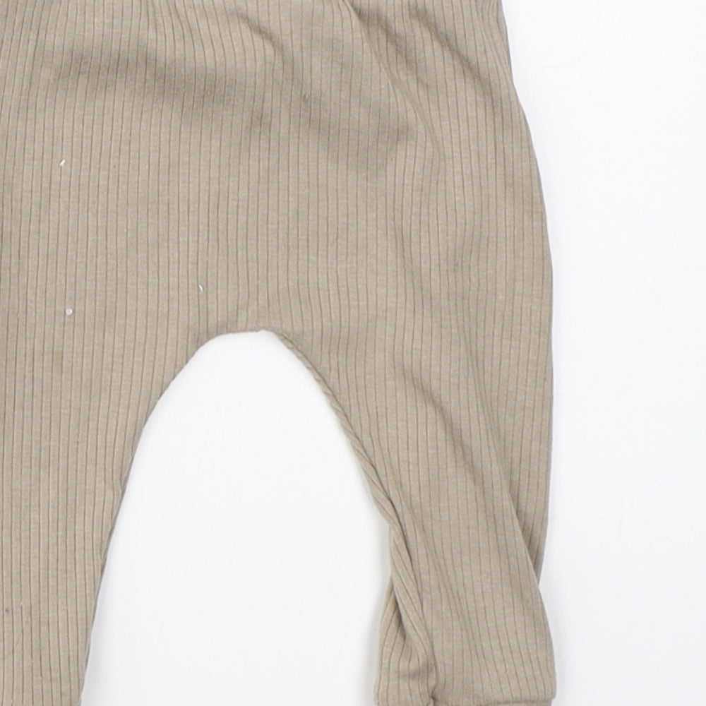 Mori Baby Beige    Pyjama Pants Size 3-6 Months