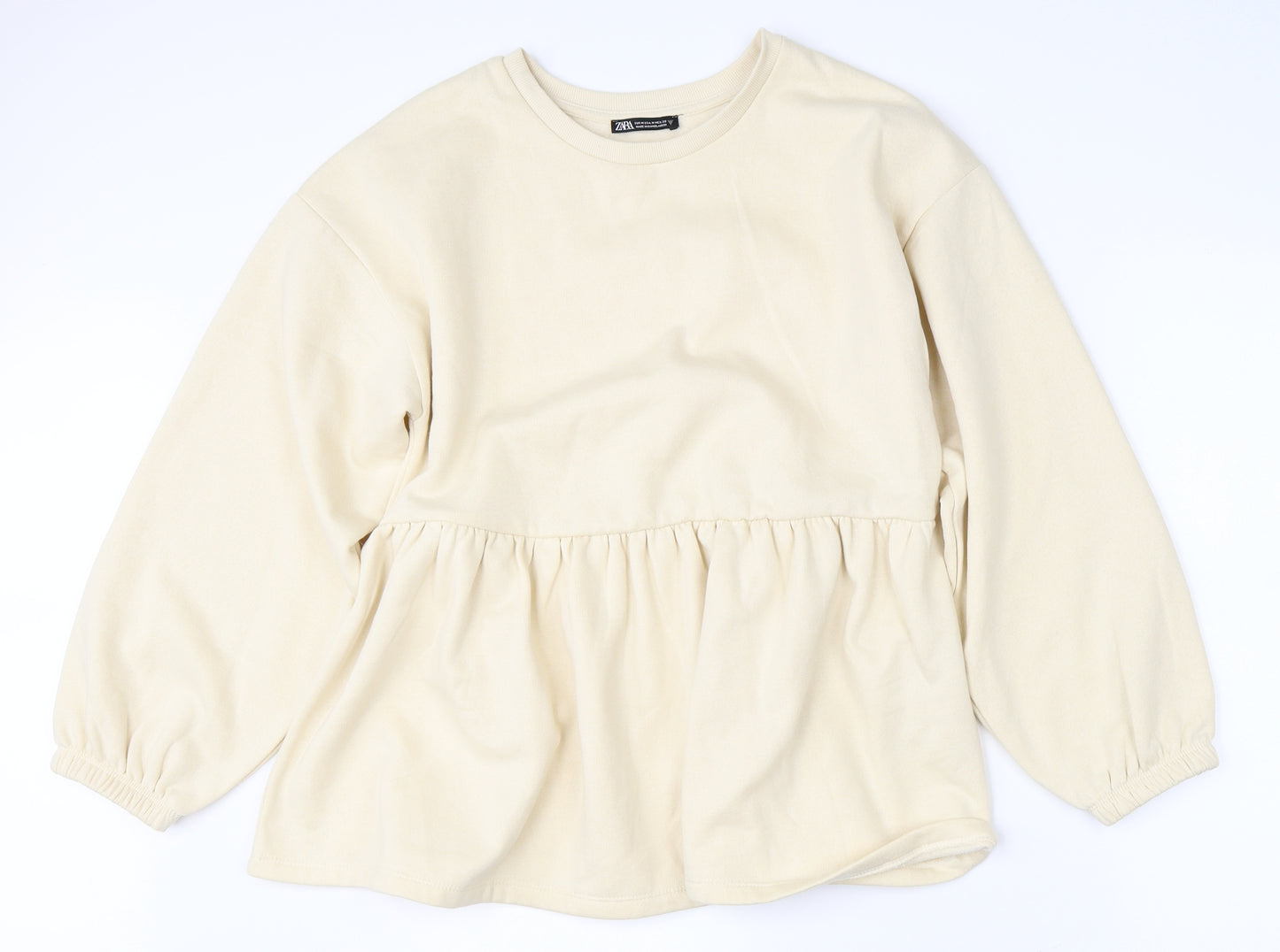 Zara Womens Beige   Pullover Jumper Size M