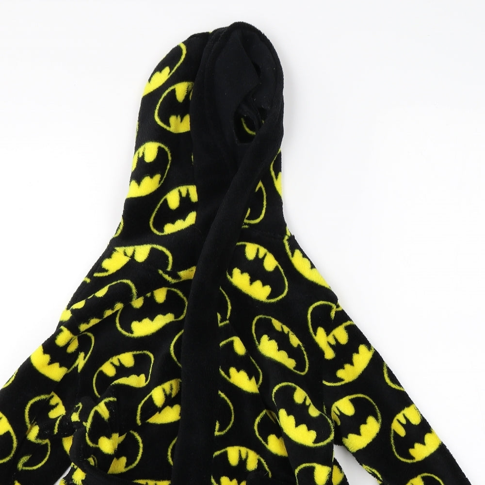 Rebel Boys Black    Robe Size 5-6 Years  - Batman