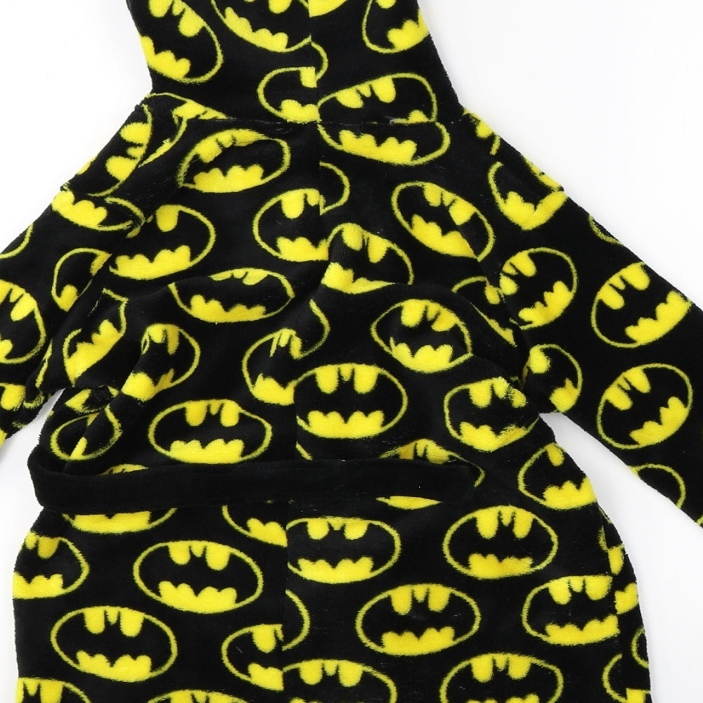 Rebel Boys Black    Robe Size 5-6 Years  - Batman