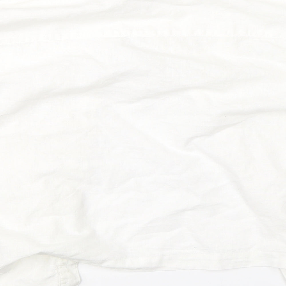 Topshop Womens White   Basic Blouse Size 10