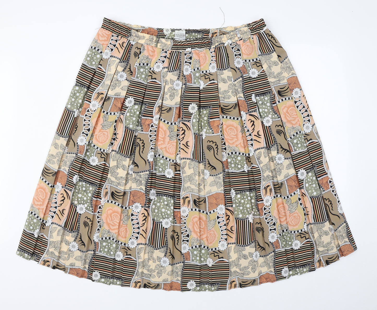 Preworn Womens Multicoloured   A-Line Skirt Size 22