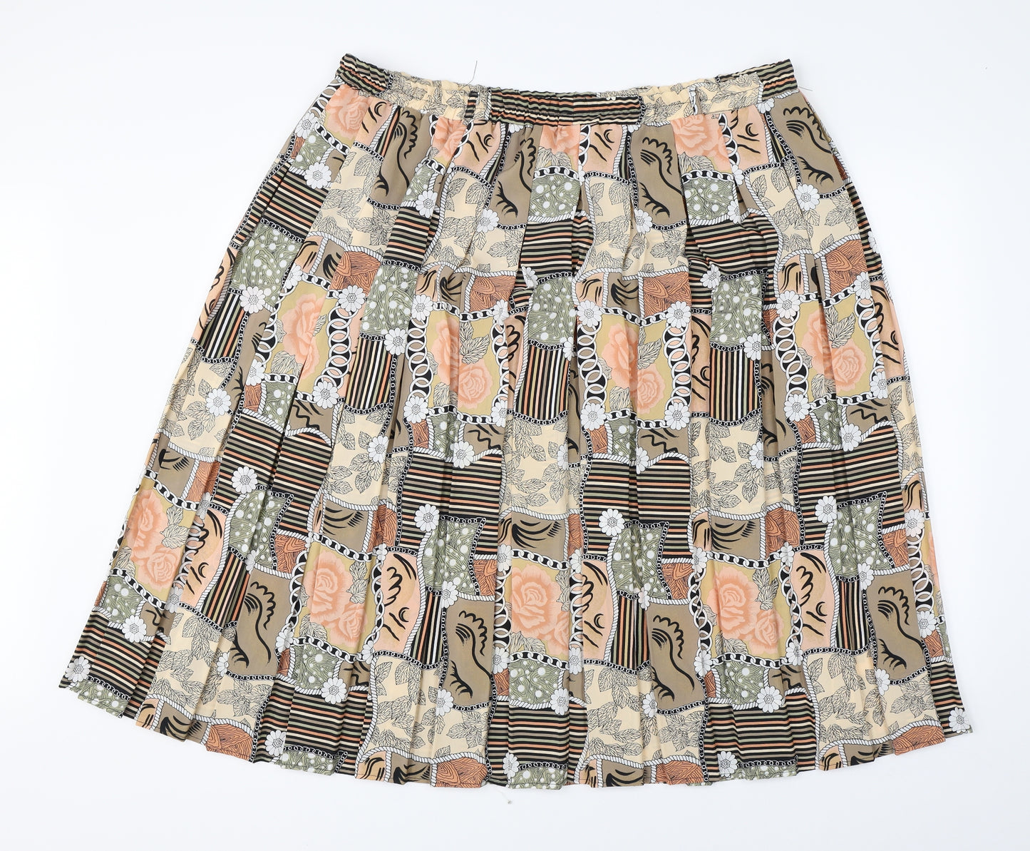 Preworn Womens Multicoloured   A-Line Skirt Size 22