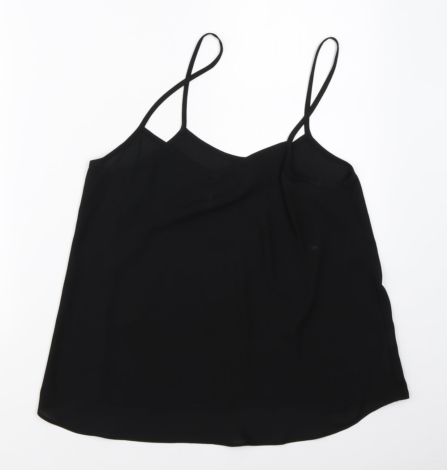 Topshop Womens Black   Basic Blouse Size 10