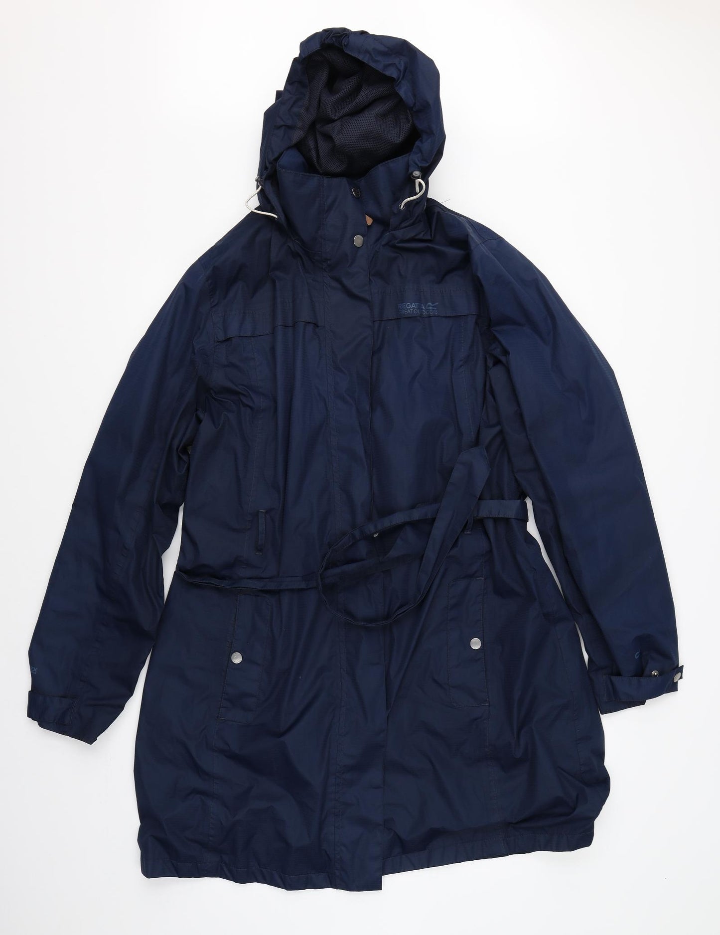 Regatta Womens Blue   Rain Coat Coat Size 18