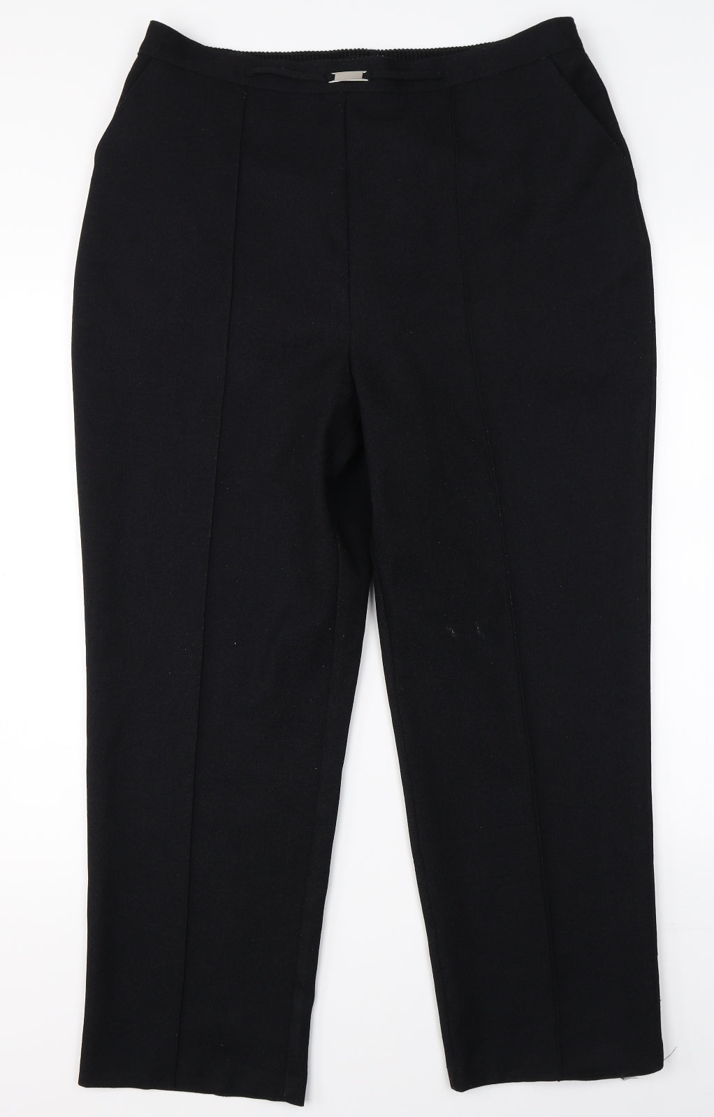 Papaya Womens Black   Dress Pants Trousers Size 16 L27 in