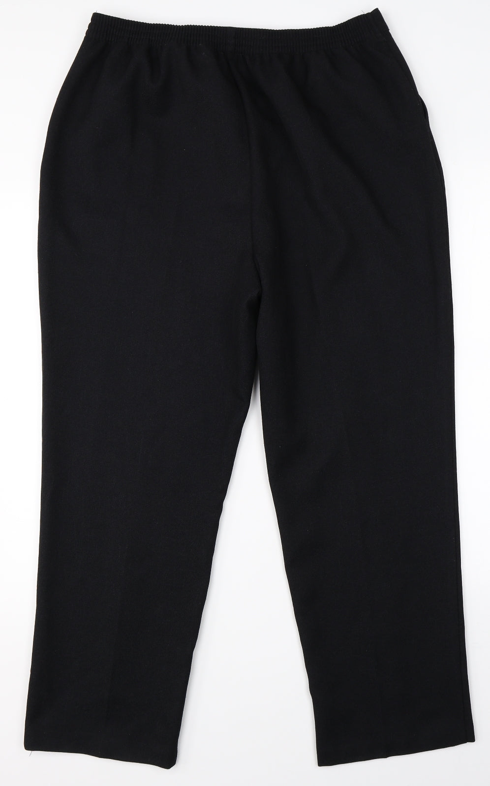 Papaya Womens Black   Dress Pants Trousers Size 16 L27 in