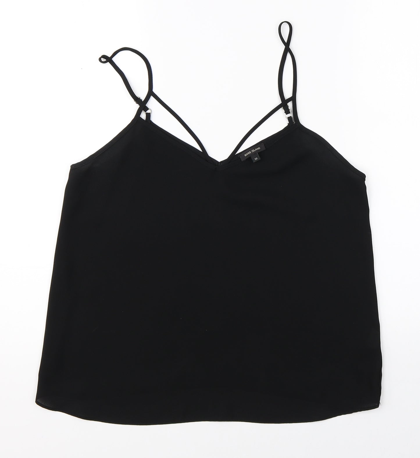 River Island Womens Black   Basic Blouse Size 10