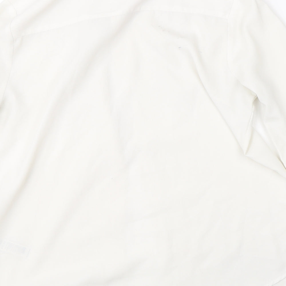 Topshop Womens White   Basic Blouse Size 10