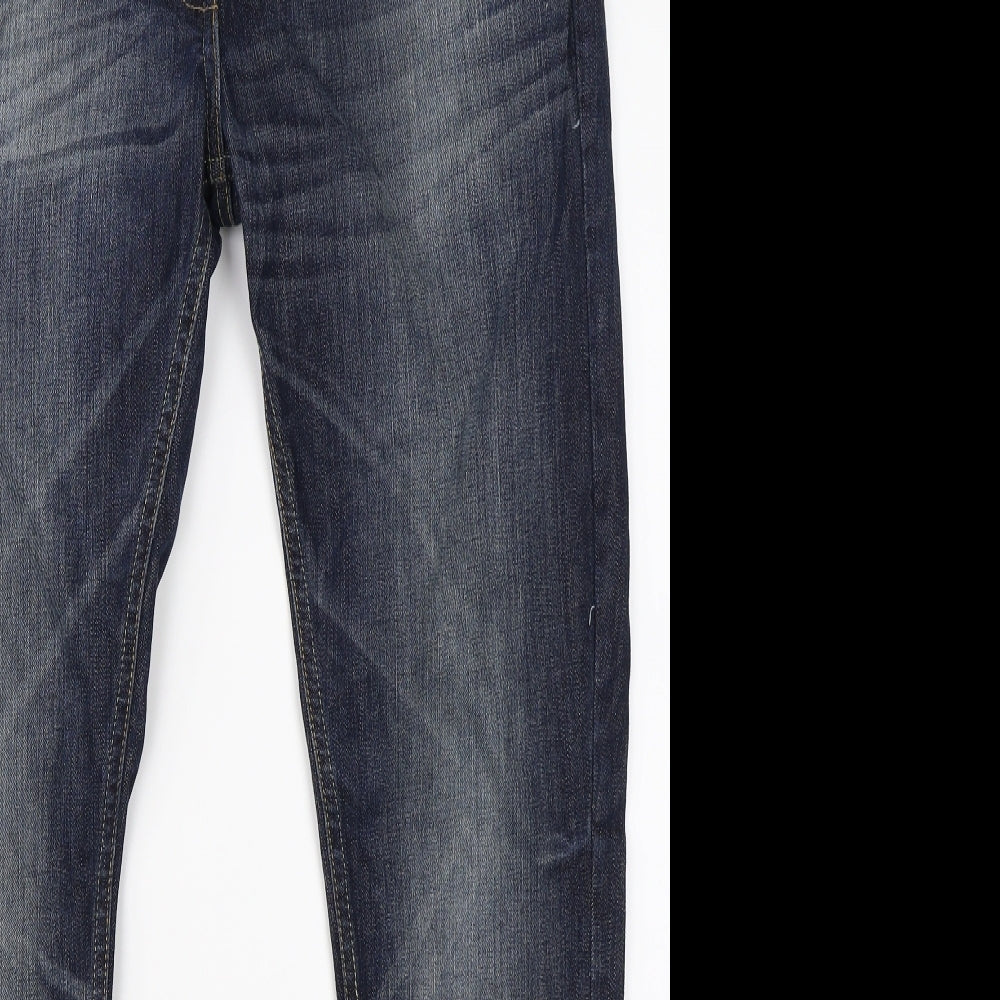 Farmer Womens Blue  Denim Skinny Jeans Size 16 L28 in
