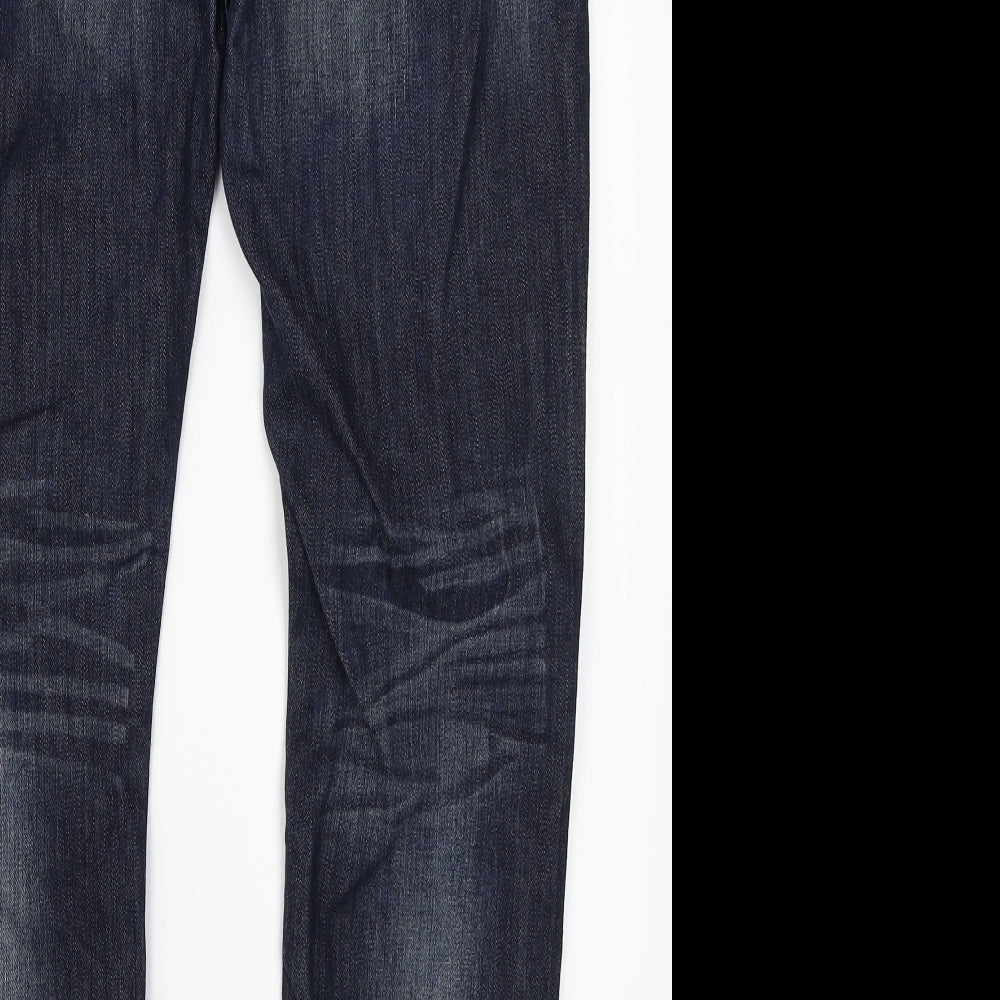 Farmer Womens Blue  Denim Skinny Jeans Size 16 L28 in