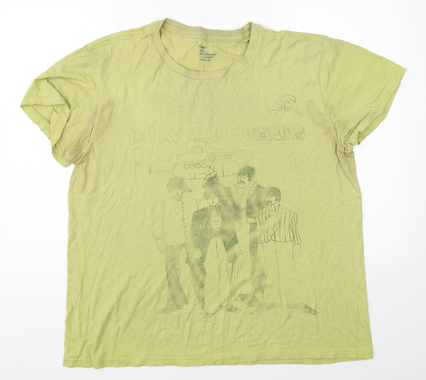 Gap Mens Green    T-Shirt Size L