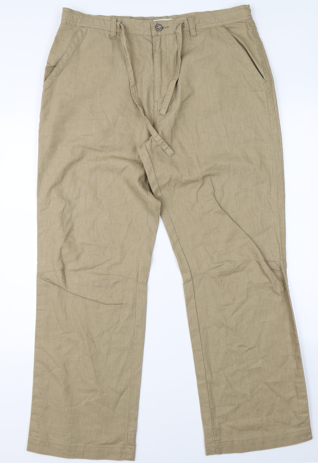 Firetrap Womens Beige   Trousers  Size L L34 in
