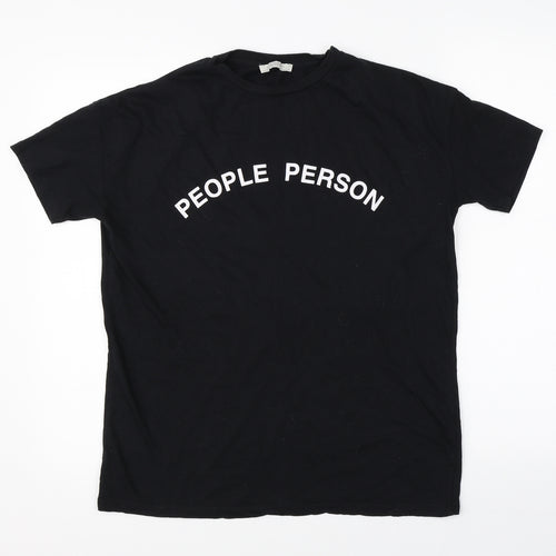 Zara Womens Black   Basic T-Shirt Size S