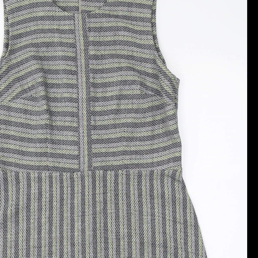TU Womens Green Striped  A-Line  Size 18