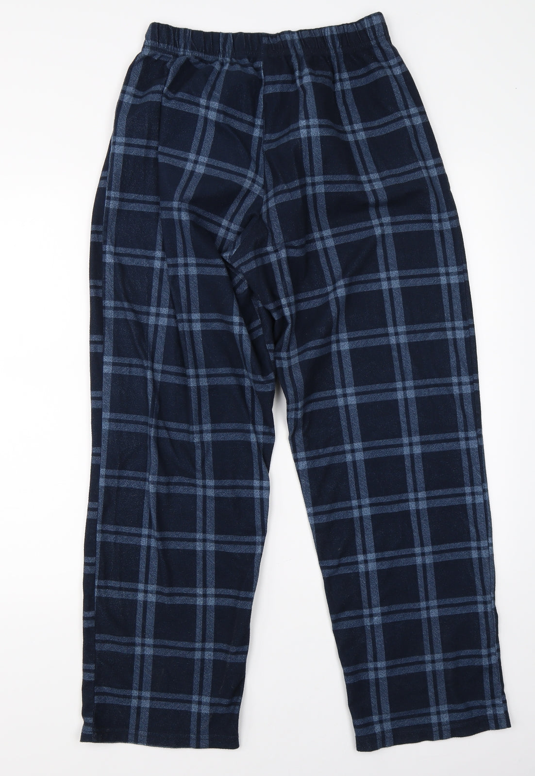F&F Mens Blue Check   Pyjama Pants Size S
