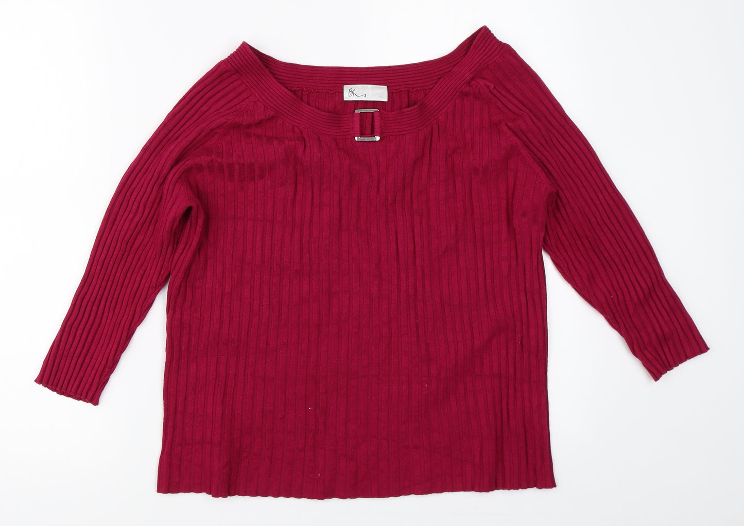 BHS Womens Pink   Pullover Jumper Size 16