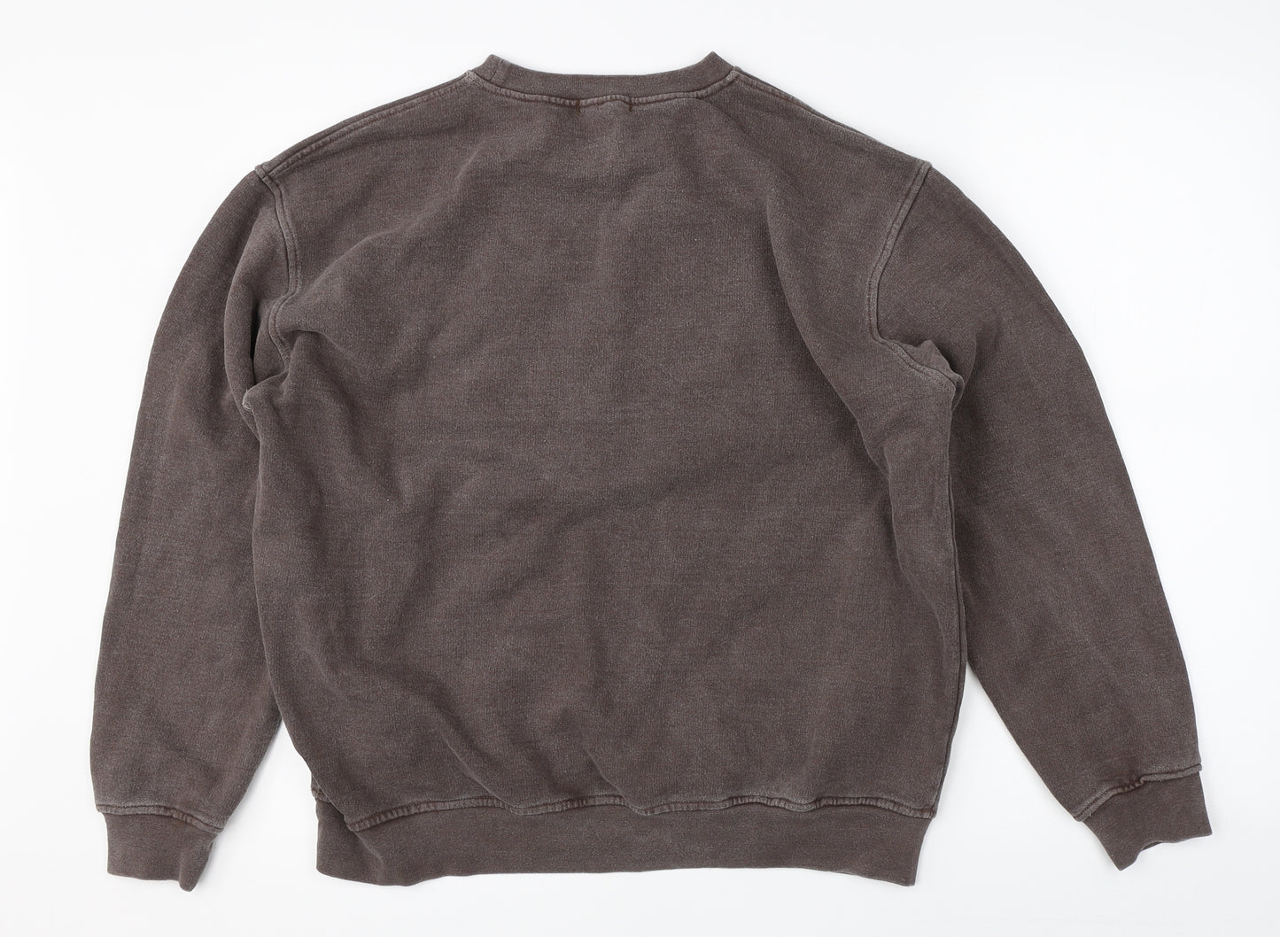 Pretty Little Thing Womens Brown   Pullover Sweatshirt Size L