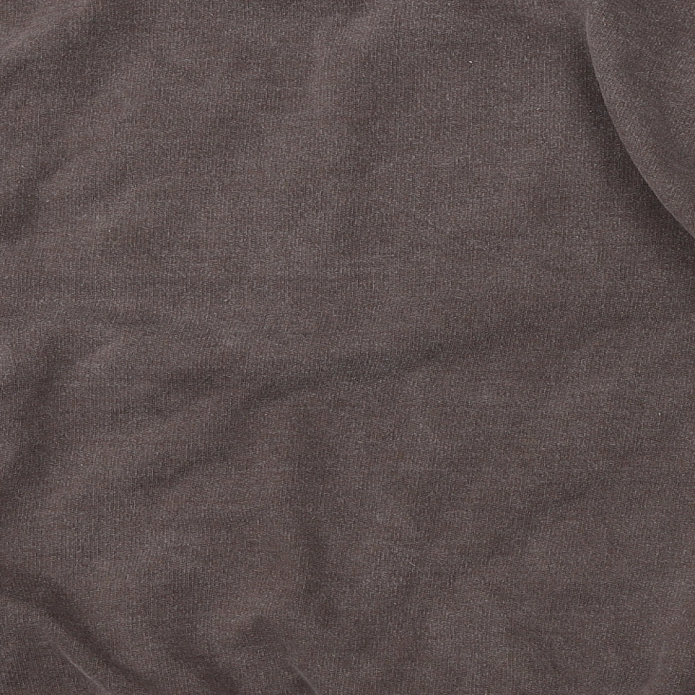 Pretty Little Thing Womens Brown   Pullover Sweatshirt Size L