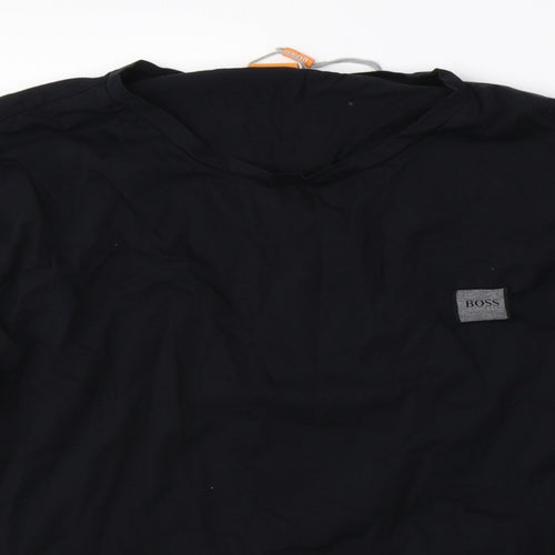 HUGO BOSS Mens Black    T-Shirt Size XL