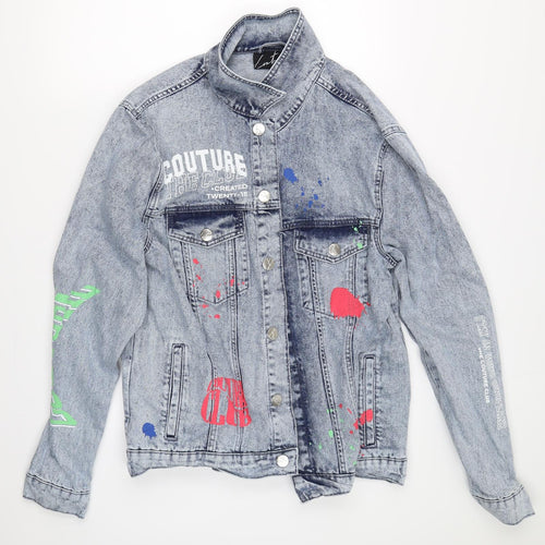 The Culture Womens Blue  Denim Jacket  Size XL