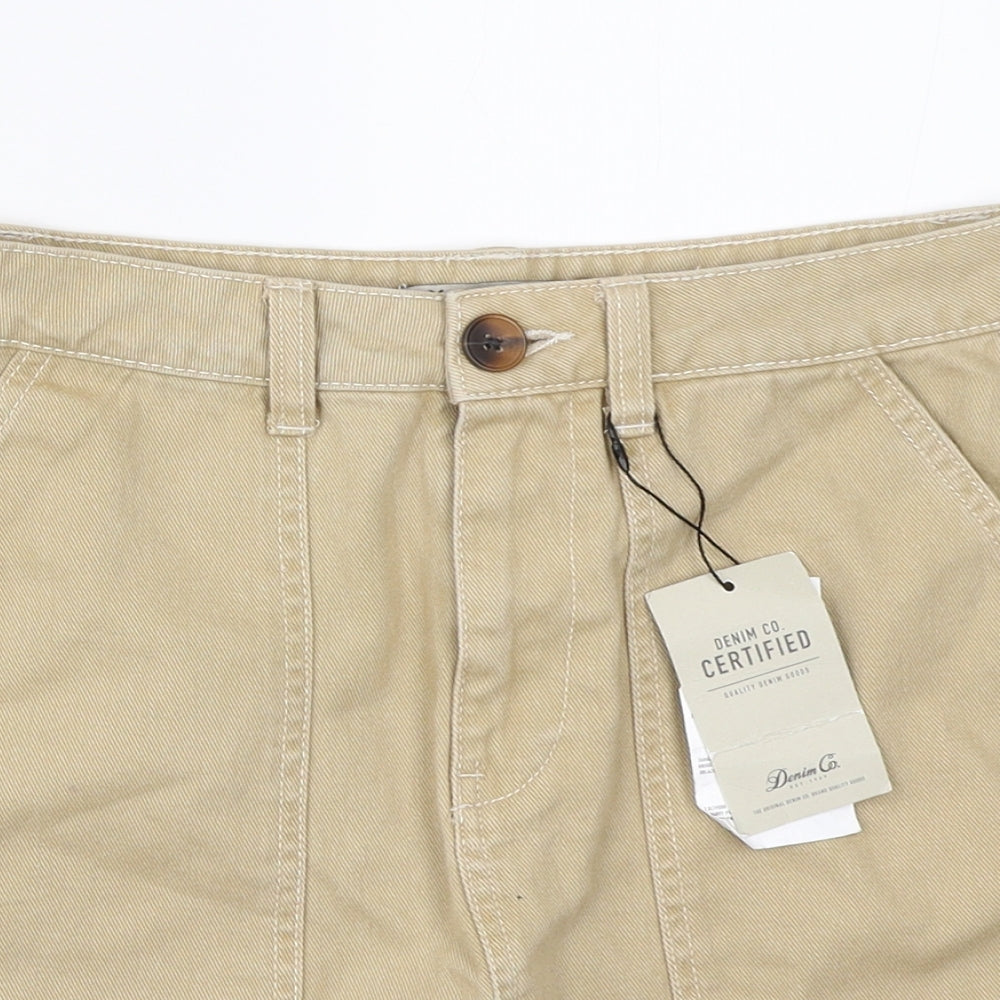 Primark Womens Beige   A-Line Skirt Size 8