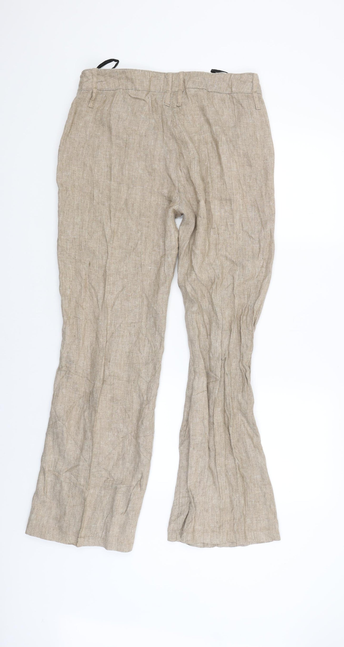 Principles Womens Brown   Capri Trousers Size 16 L29 in