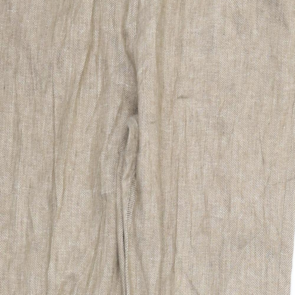 Principles Womens Brown   Capri Trousers Size 16 L29 in