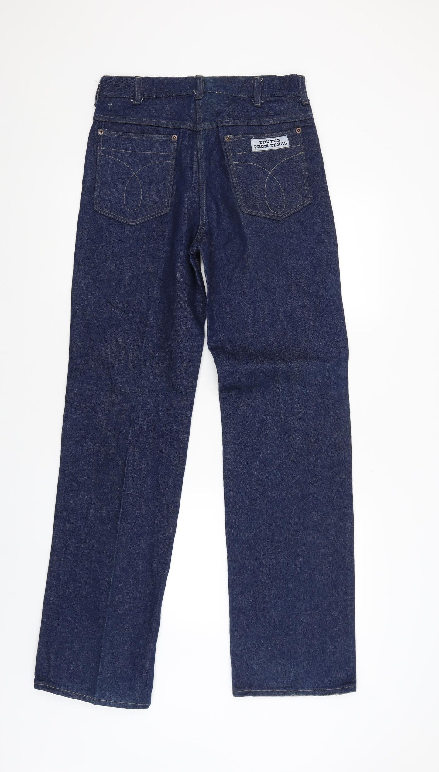 Preworn Womens Blue   Straight Jeans Size S L34 in
