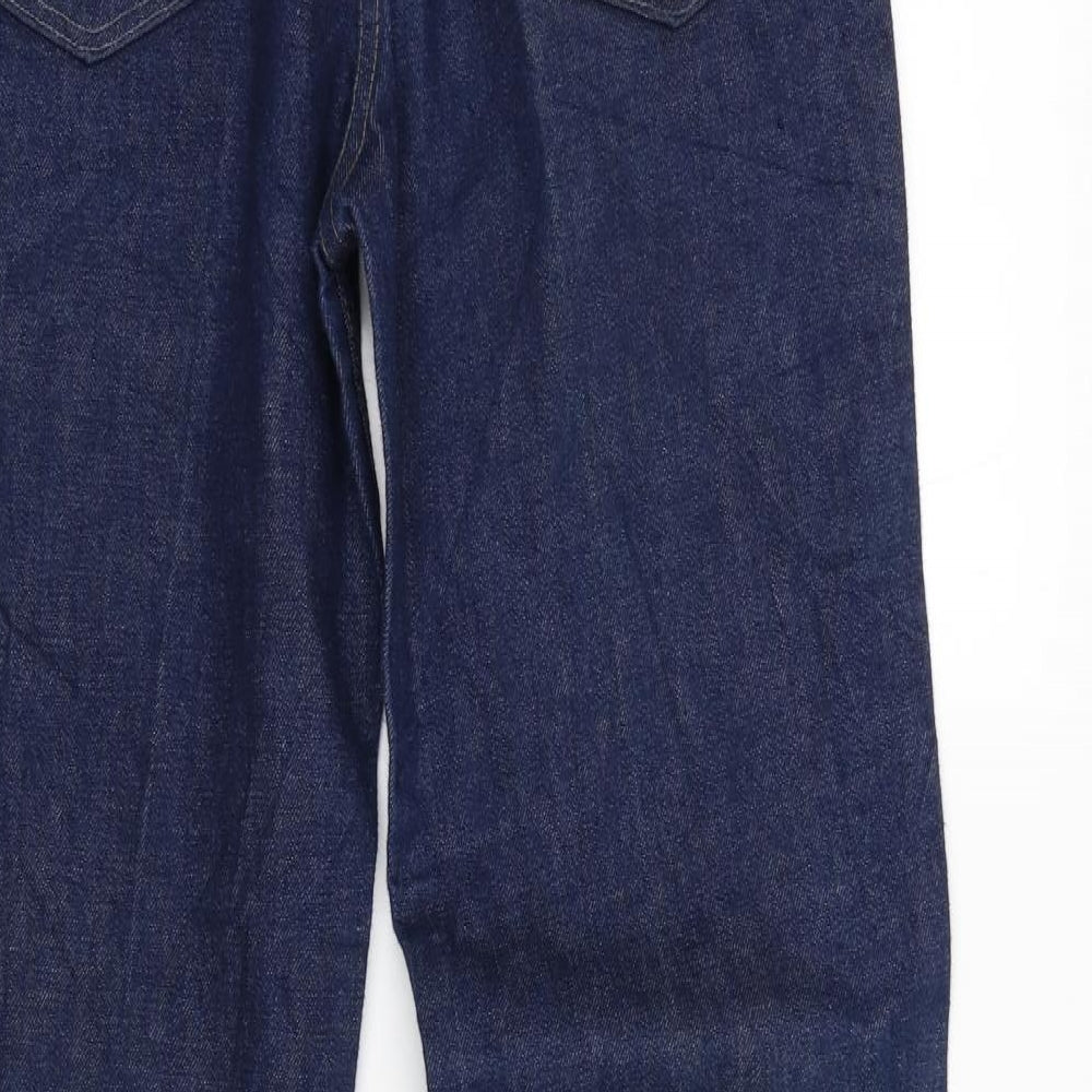 Preworn Womens Blue   Straight Jeans Size S L34 in
