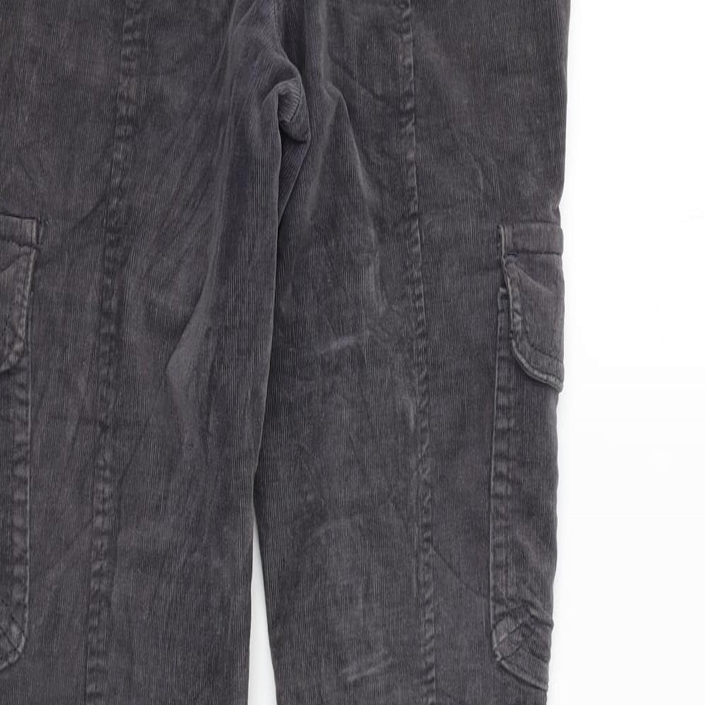 George Womens Grey   Cargo Trousers Size 8 L30 in
