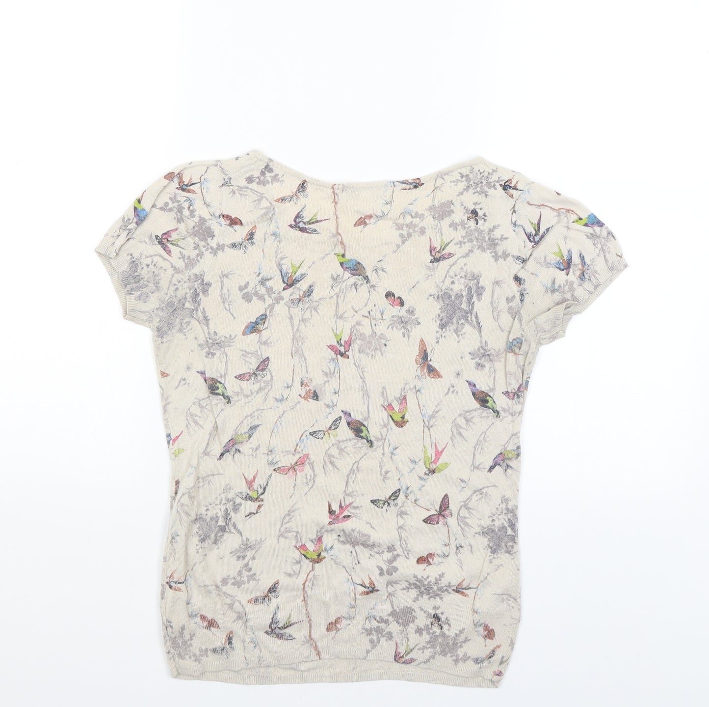 Monsoon Womens Beige   Pullover Jumper Size M